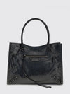 le city arena leather tote bag