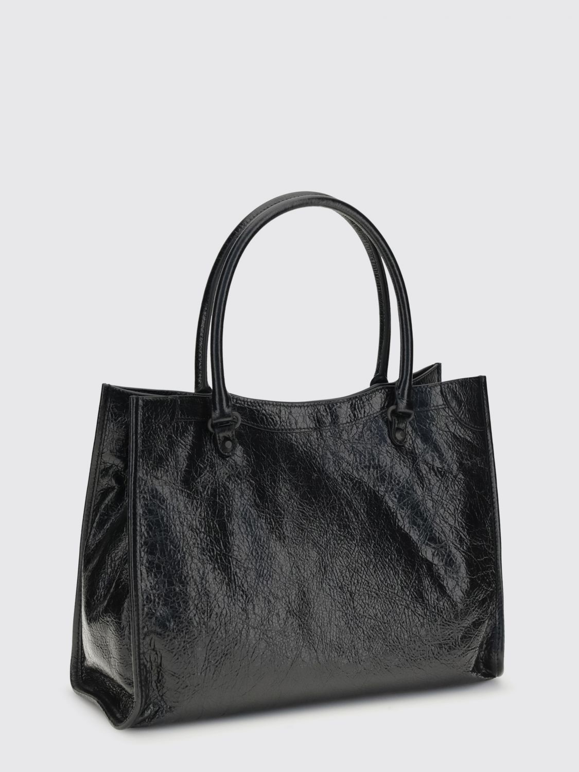 le city arena leather tote bag