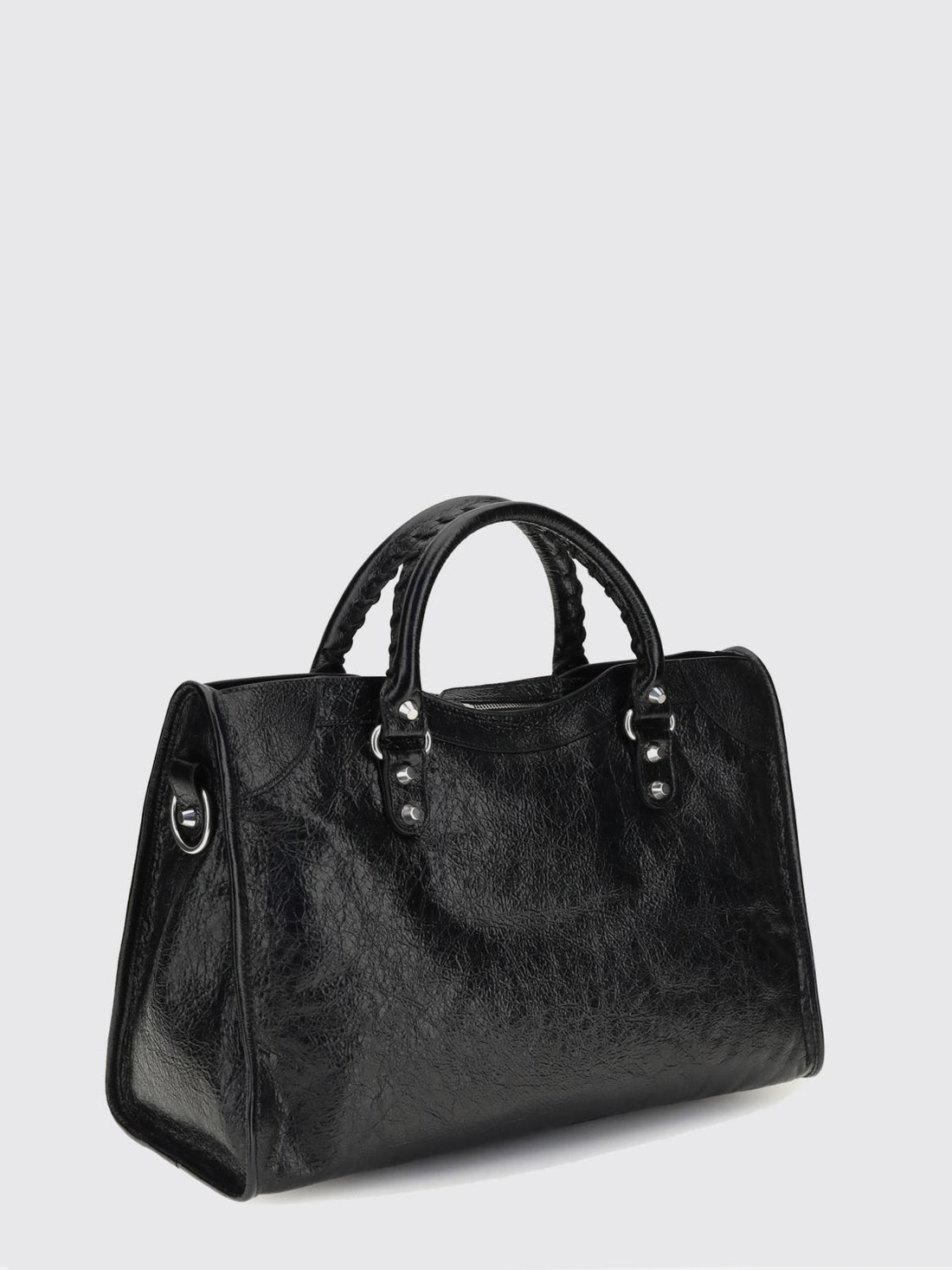 BALENCIAGA OS le city arena leather bag