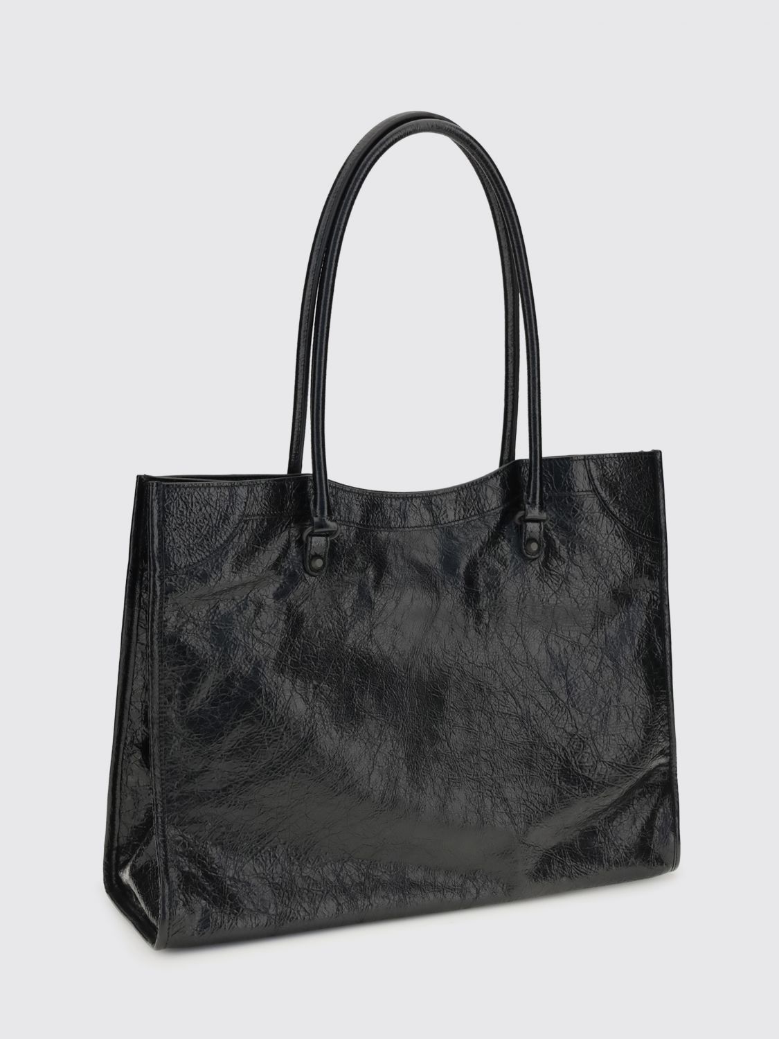 le city arena leather tote bag