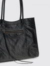 le city arena leather tote bag