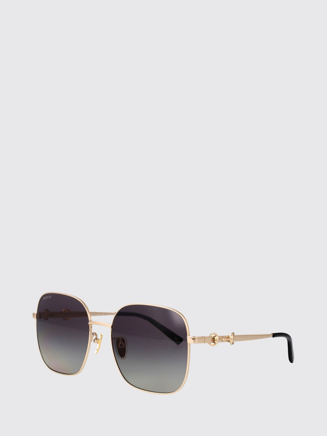 GUCCI 58 cat-eye metal sunglasses with horsebit detail on the temples