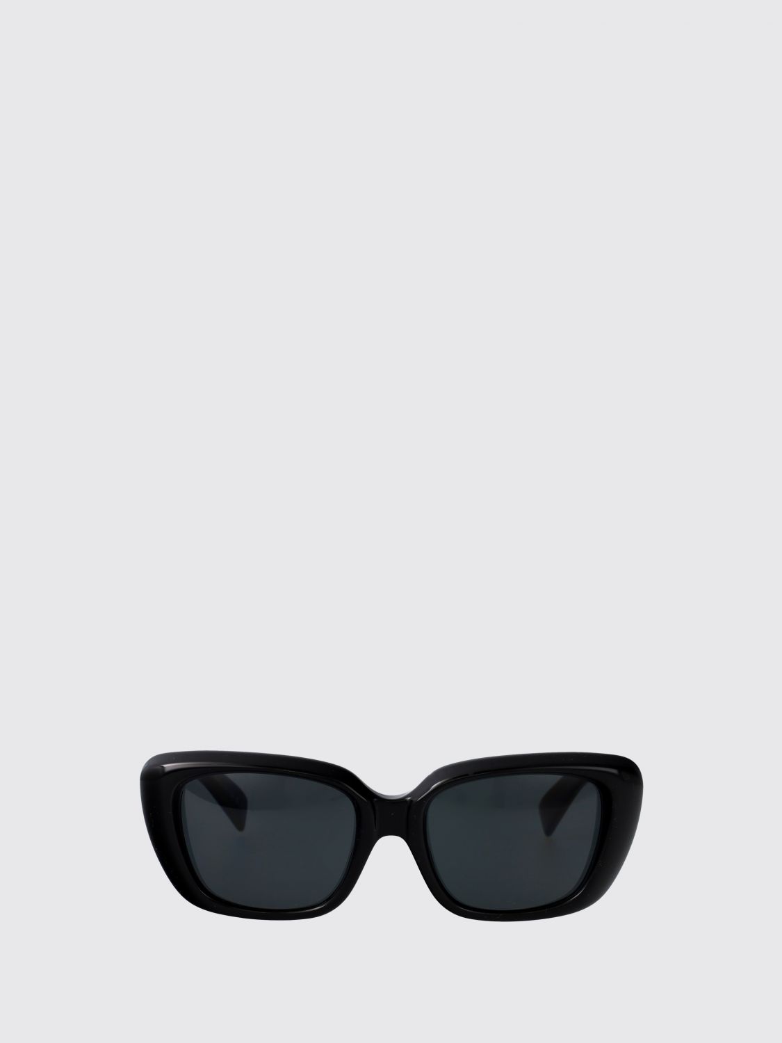 cat-eye recycled acetate sunglasses with logo