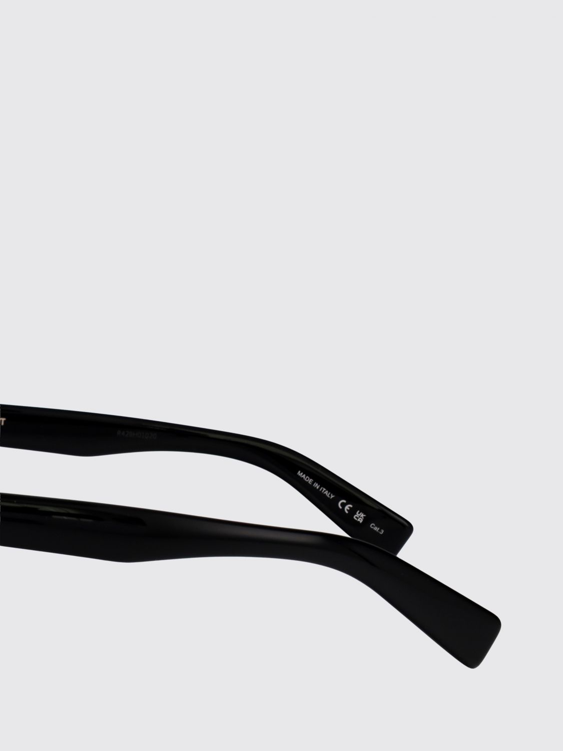 cat-eye recycled acetate sunglasses with logo