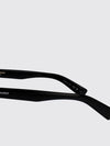 cat-eye sunglasses in acetate with contrast lettering logo