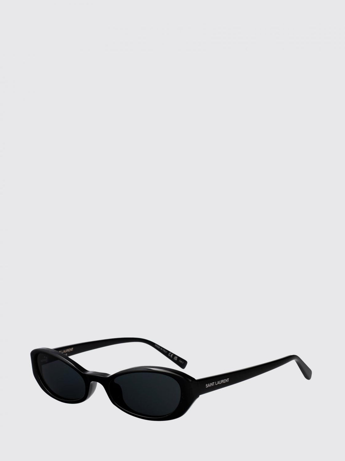 SAINT LAURENT 51 cat-eye sunglasses in acetate with contrast lettering logo