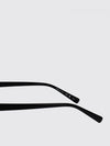 cat-eye sunglasses in acetate with contrast lettering logo