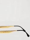 cat-eye acetate sunglasses with metal logo lettering
