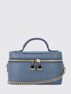 falabella vanity mini bag in blue eco alter mat