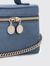 falabella vanity mini bag in blue eco alter mat