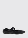 shibuya bicolour polyester mary jane flats with logo
