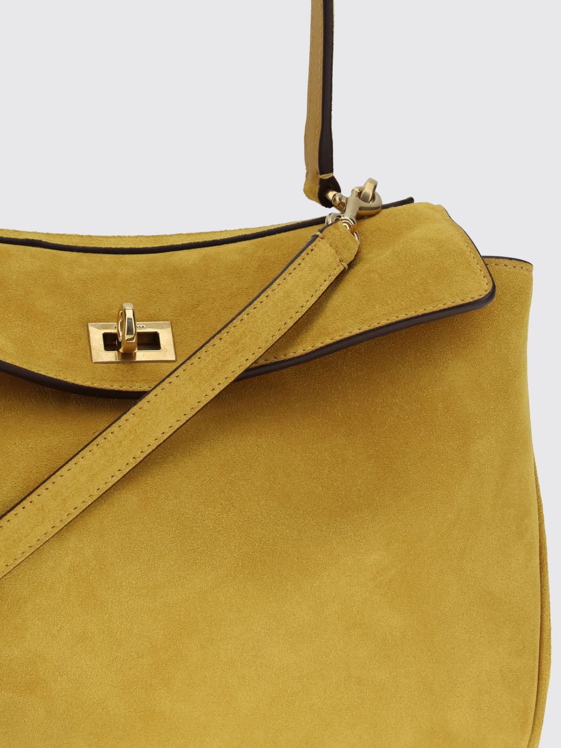 rodeo small suede calfskin handbag with charm