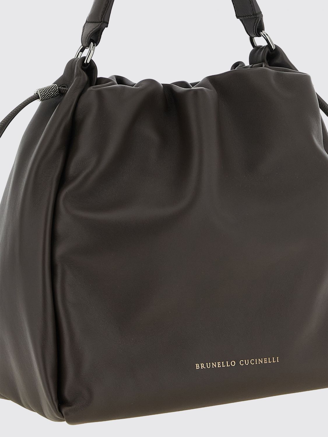 leather bucket bag