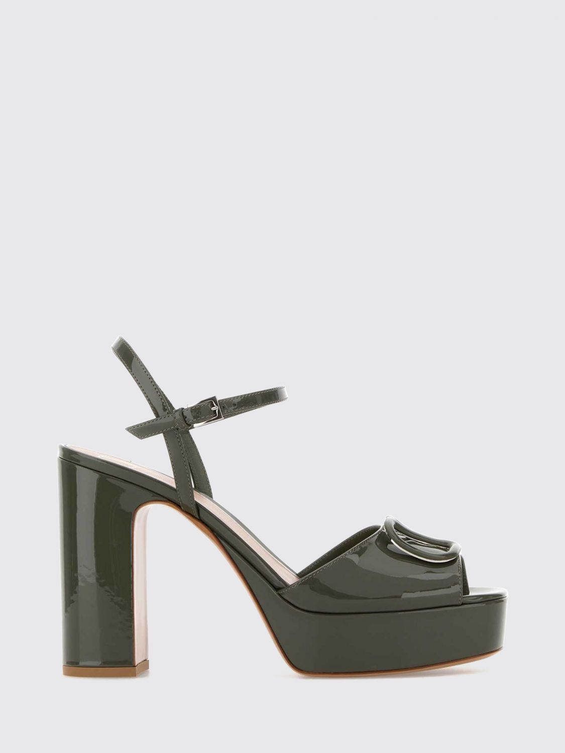 woman's heeled sandal