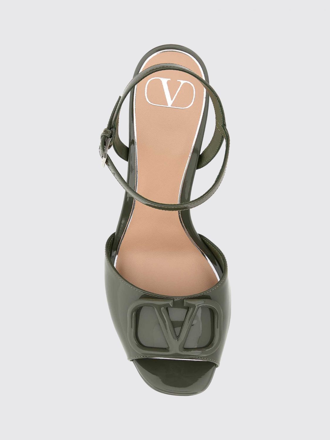woman's heeled sandal