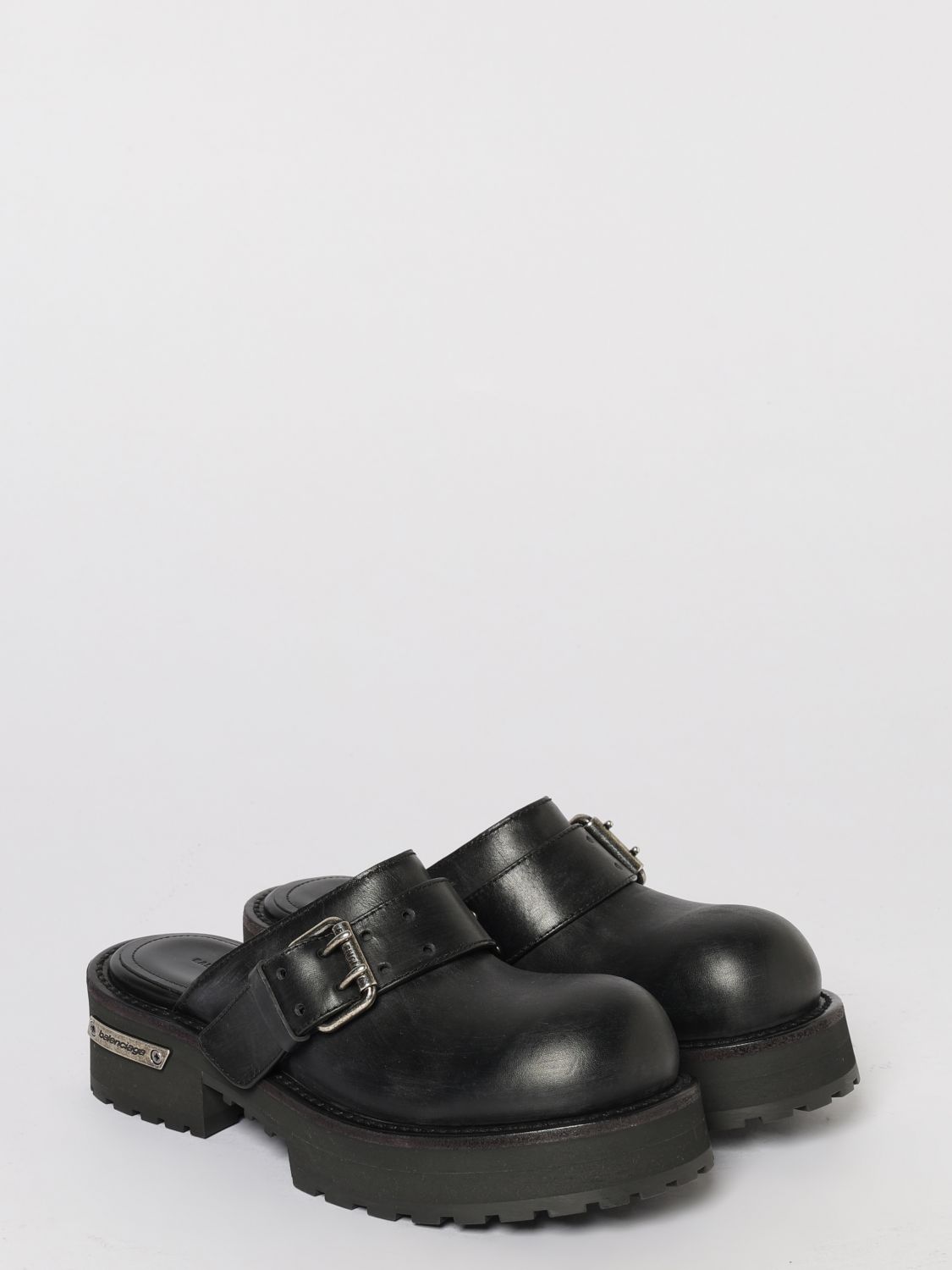 venom leather mules