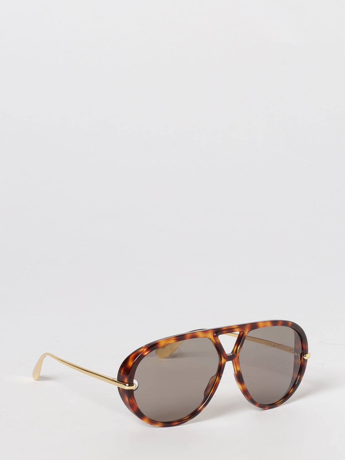 classic aviator sunglasses in metal and recycled acetate
