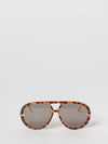 classic aviator sunglasses in metal and recycled acetate