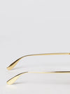 classic aviator sunglasses in metal and recycled acetate