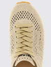 racer 45 macramé cotton sneakers