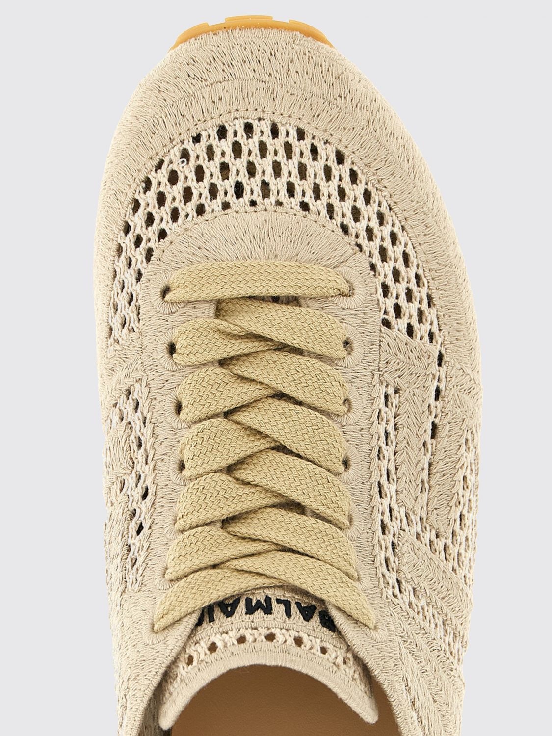 racer 45 macramé cotton sneakers