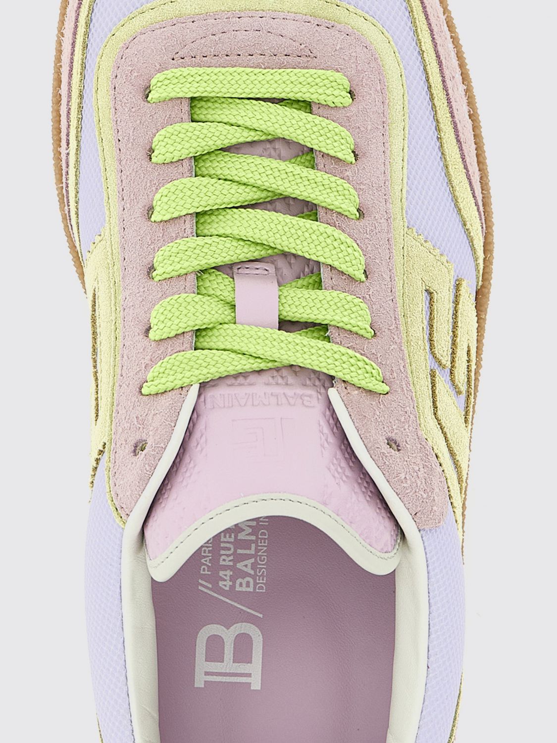swan suede and mesh sneakers