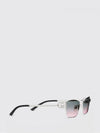 cat-eye metal sunglasses with gg monogram and tinted lenses