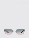 cat-eye metal sunglasses with gg monogram and tinted lenses