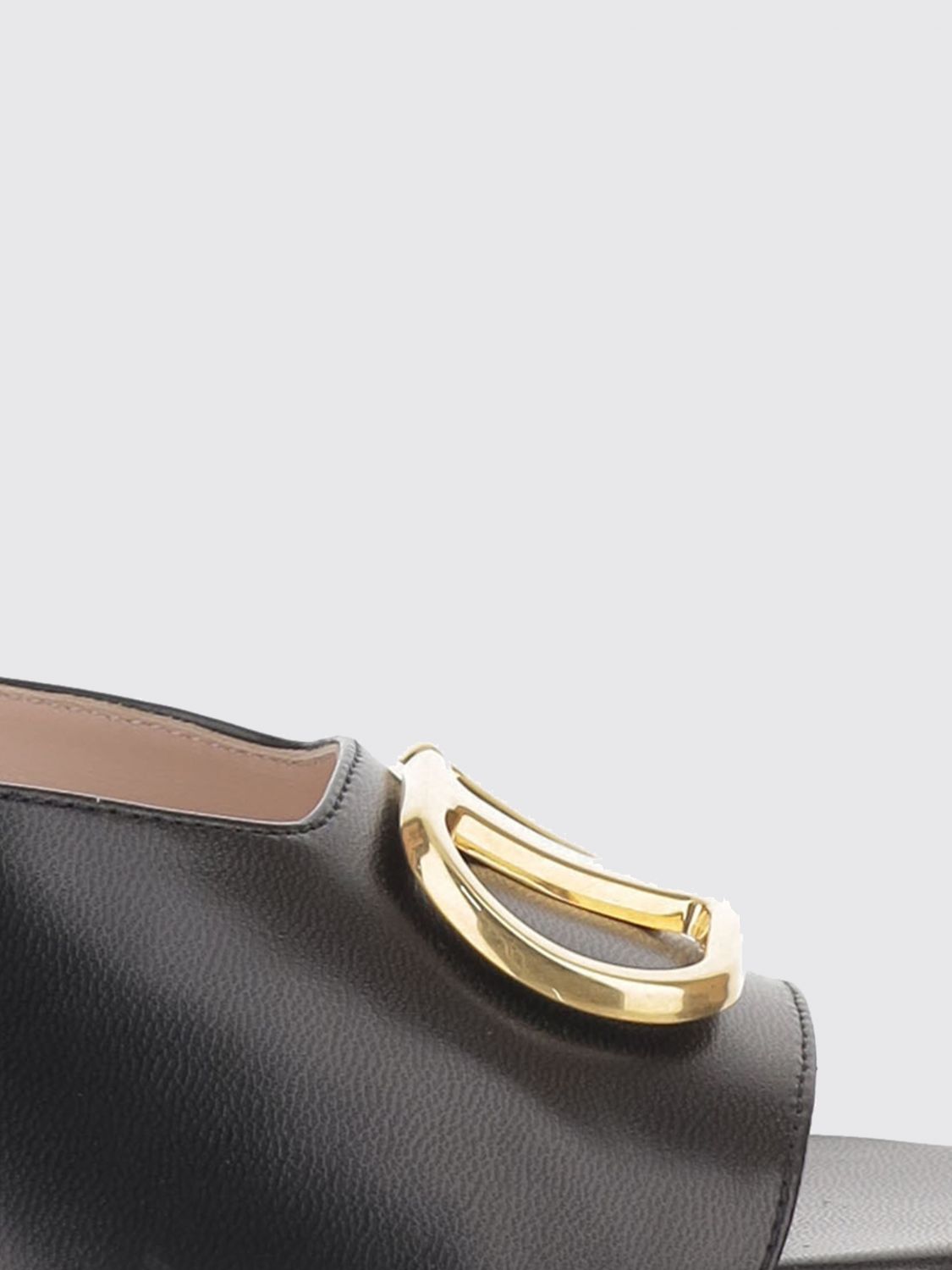 vlogo signature leather mules