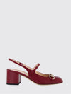 leather pumps with horsebit