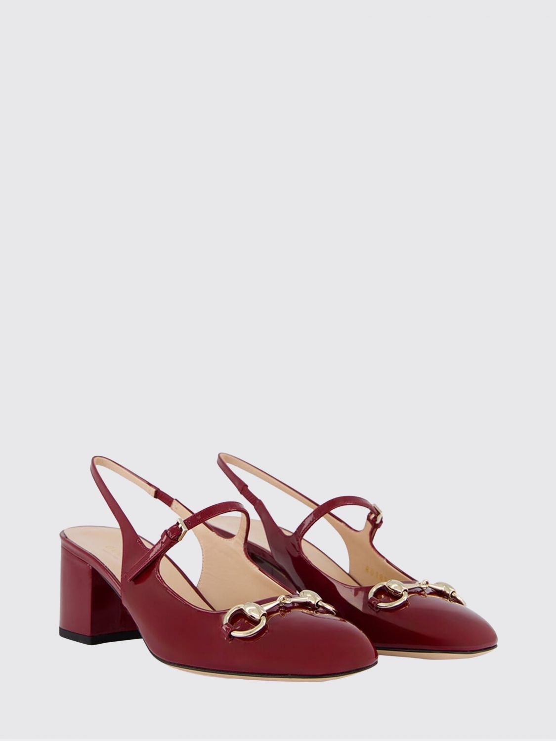 leather pumps with horsebit