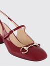 leather pumps with horsebit