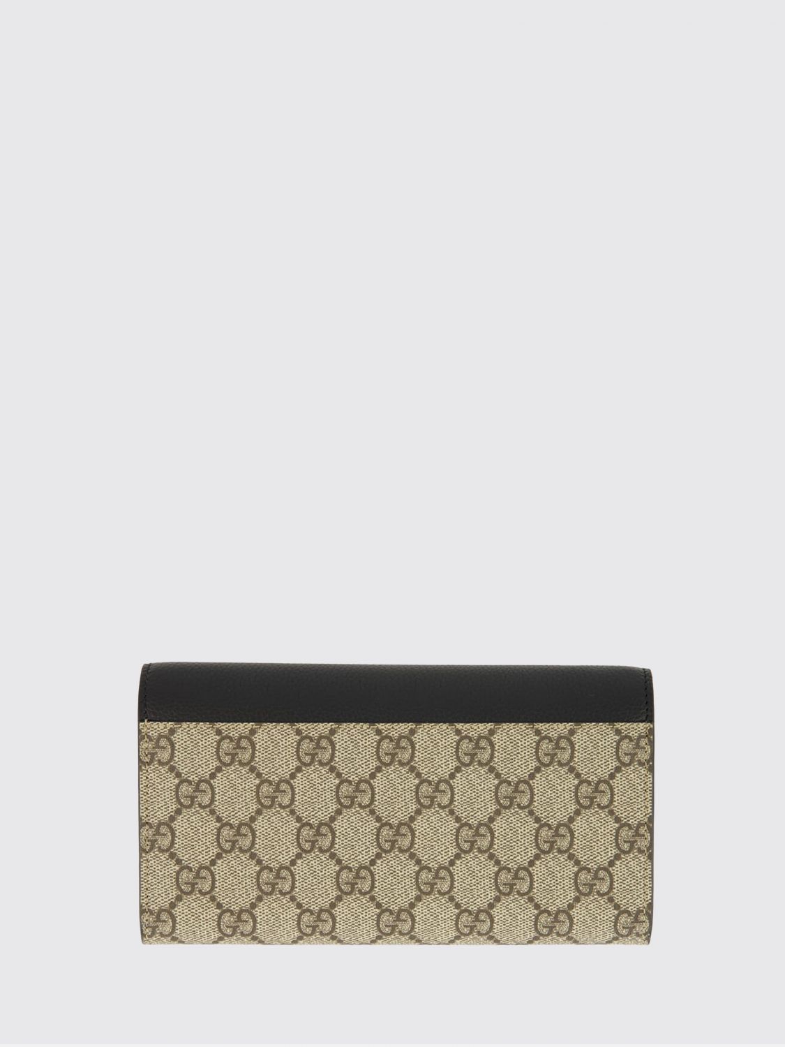 gg marmont leather and gg supreme fabric wallet