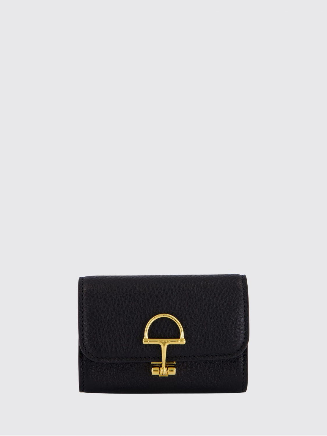 GUCCI OS softbit hammered leather wallet