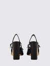 leather pumps with horsebit