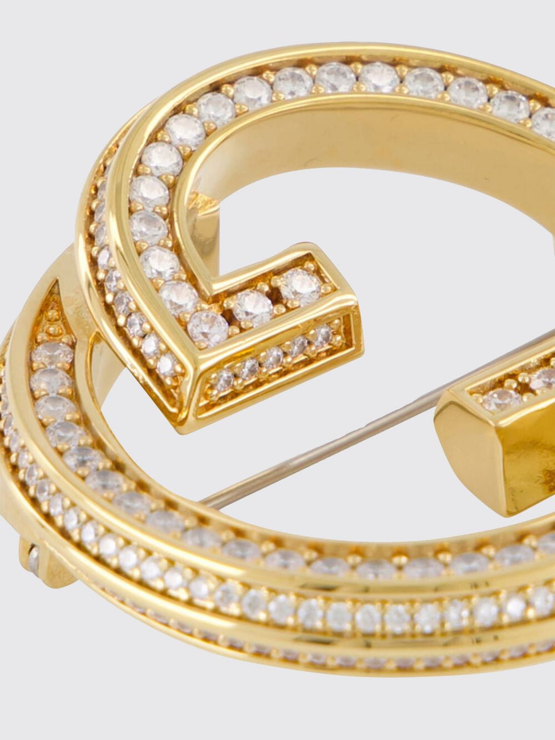 GUCCI OS blondie brooch with crystals
