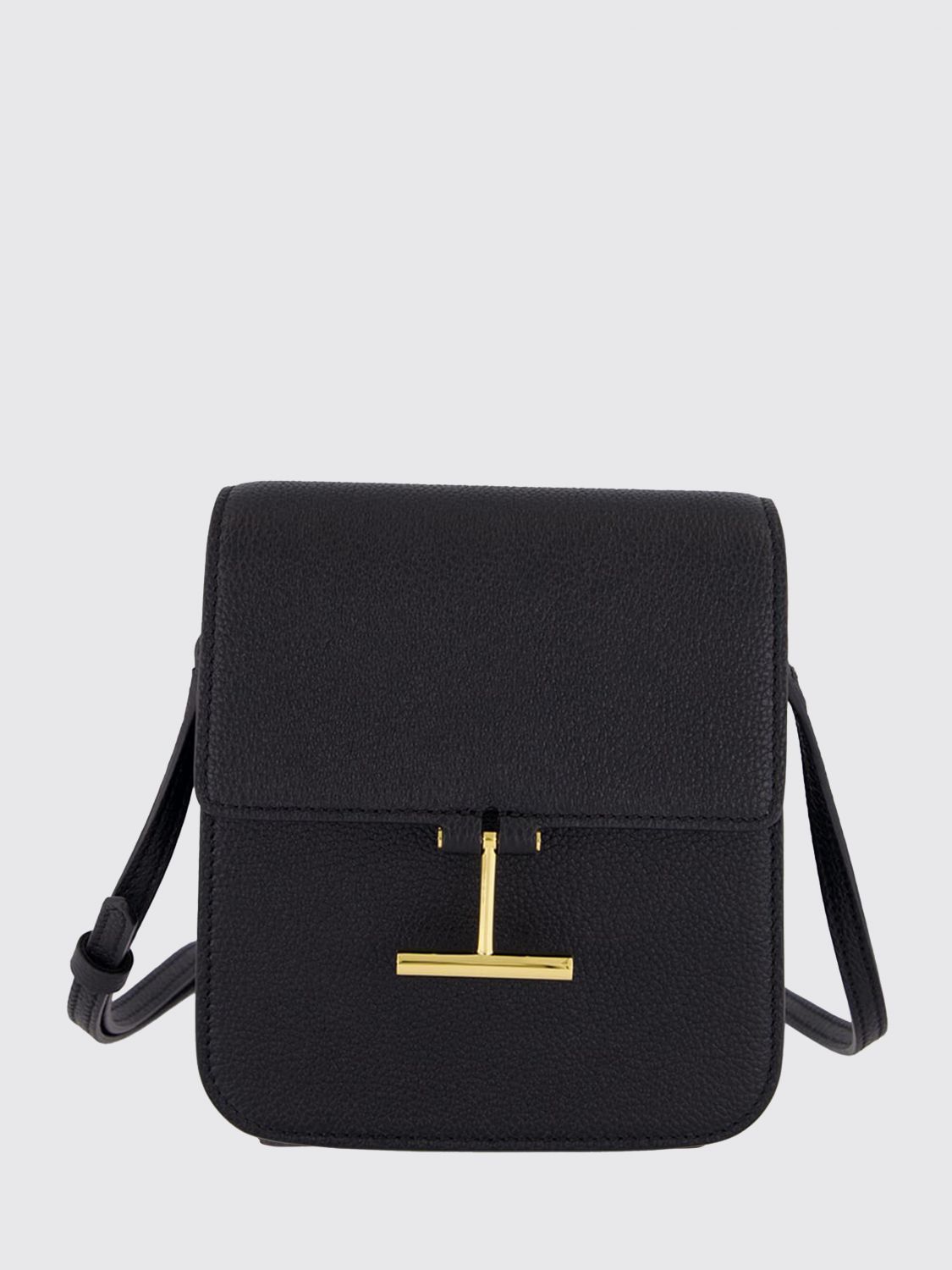 tara grained leather bag