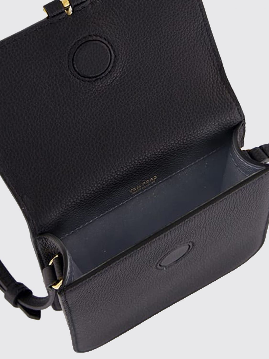 tara grained leather bag