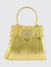 laminated leather bag