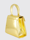laminated leather bag