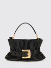 anthem medium ruched leather bag