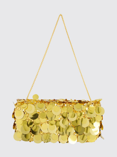 RABANNE OS leather bag with embroidered sequins
