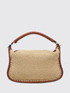 crochet raffia and leather marcie bag chloé