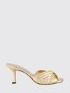 skye laminated nappa mules
