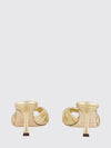skye laminated nappa mules
