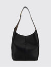 calf leather shoulder bag