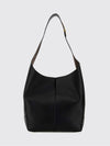 calf leather shoulder bag