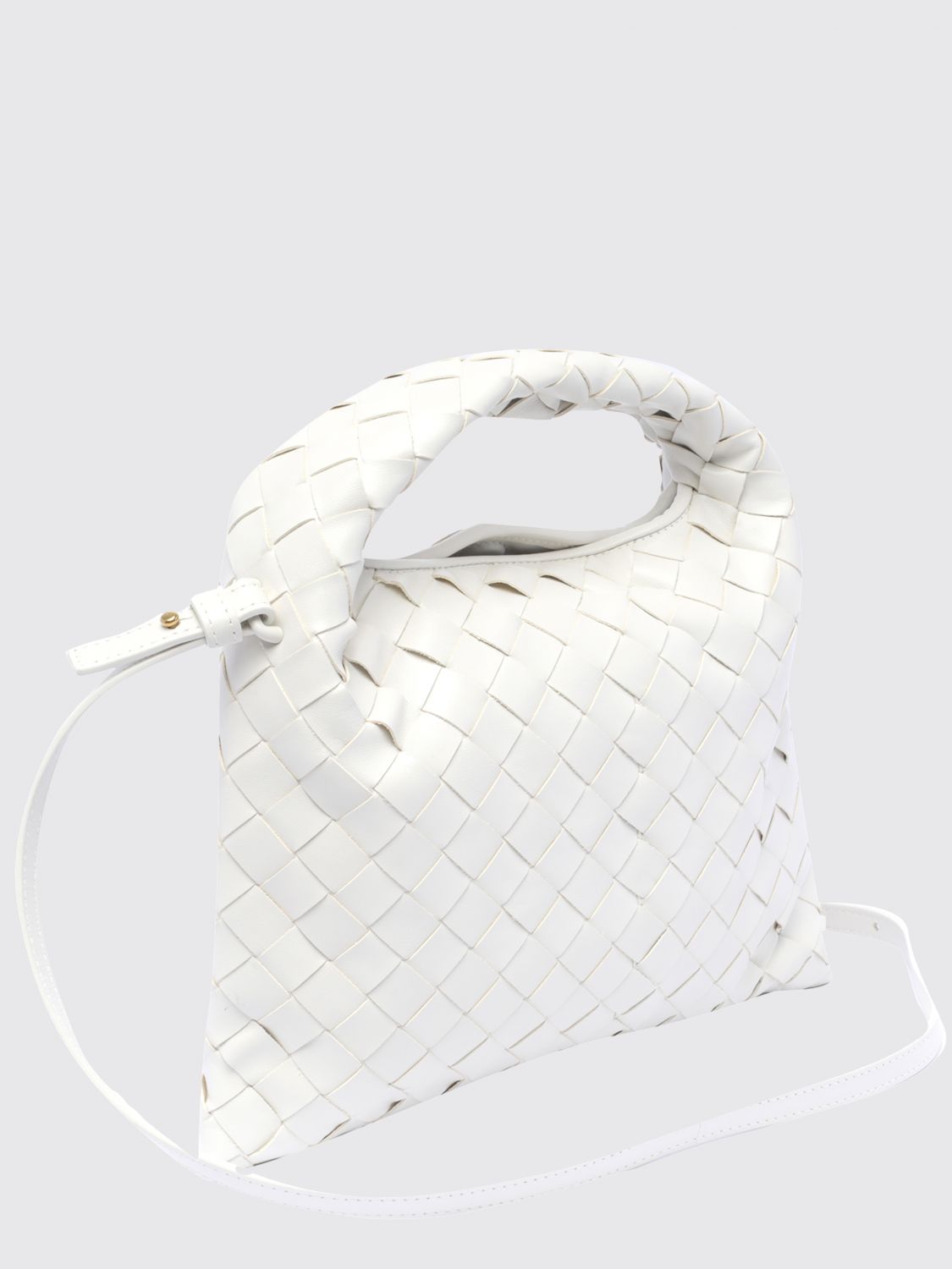 hop woven leather bag