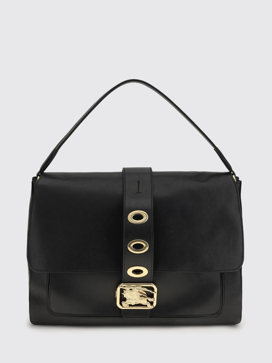 rider lamb leather bag with ekd logo