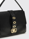 rider lamb leather bag with ekd logo